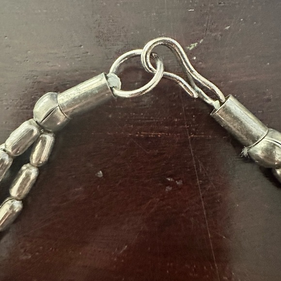 Vintage Boho Silver Bean Necklace - Picture 3 of 4